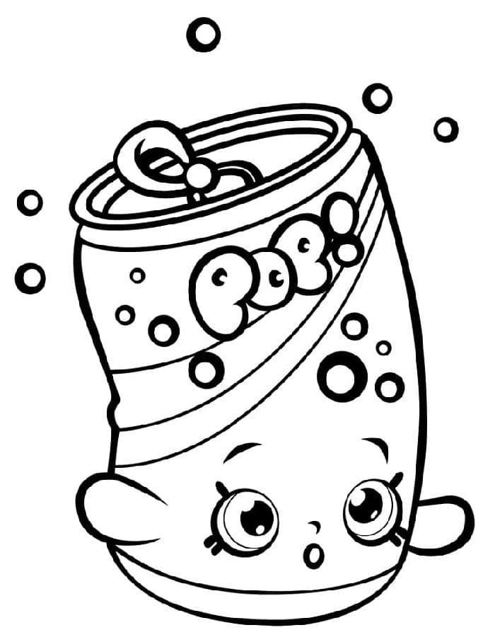 Zdarma Tisknutelné Shopkins omalovánka