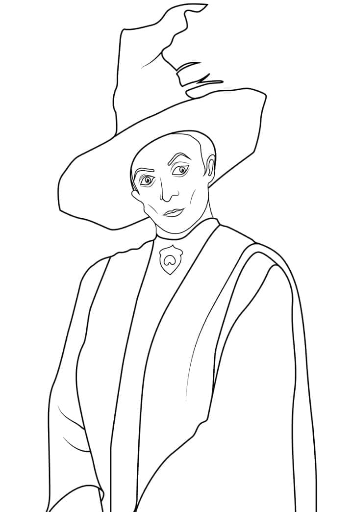 Zdarma Tisknutelní Harry Potter omalovánka