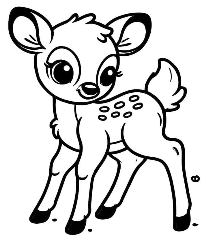 Bambi omalovánky