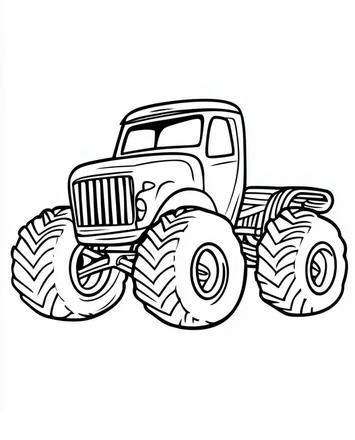 Monster Truck omalovánky
