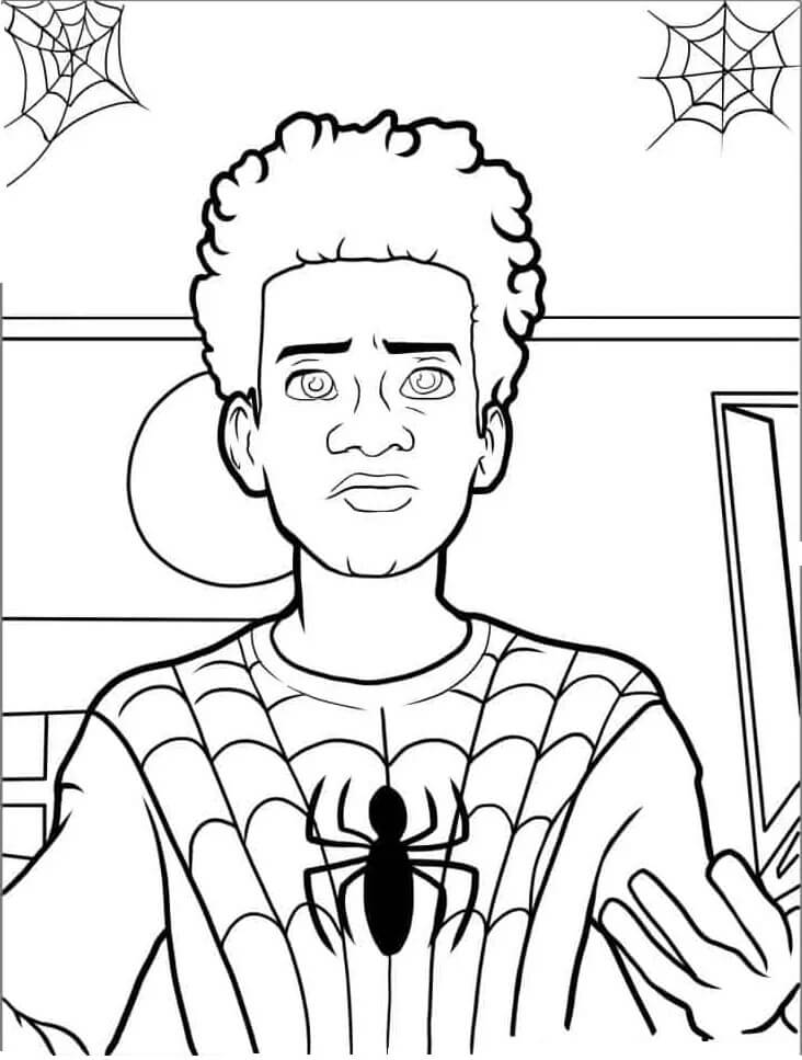 Zdarma Tisknutelný Spiderman omalovánka