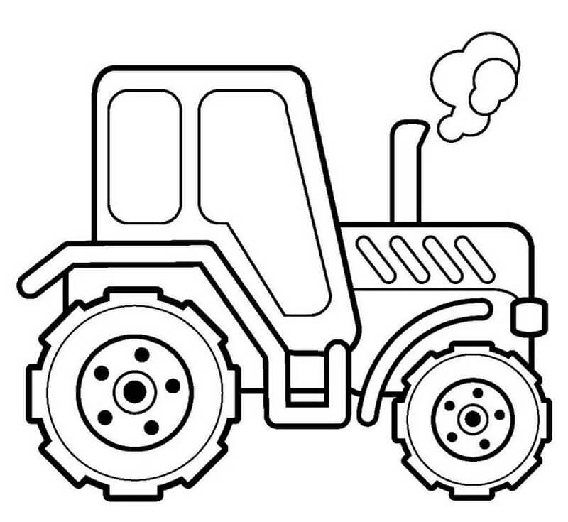 Traktor omalovánky