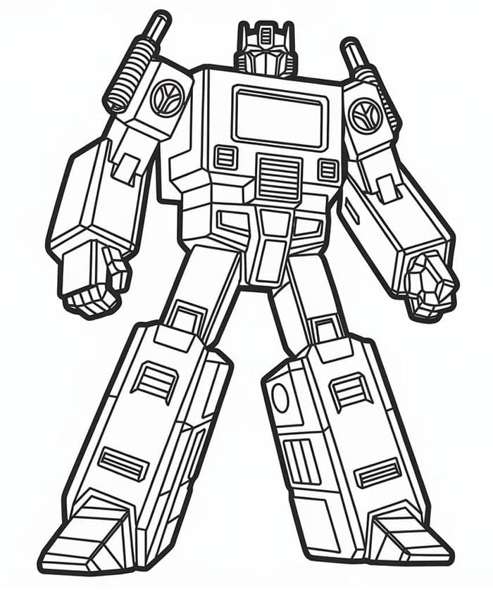 Zdarma Transformers omalovánka