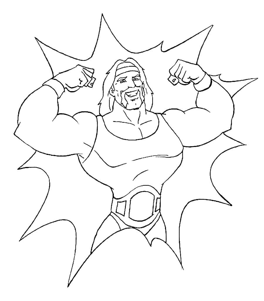 WWE omalovánky