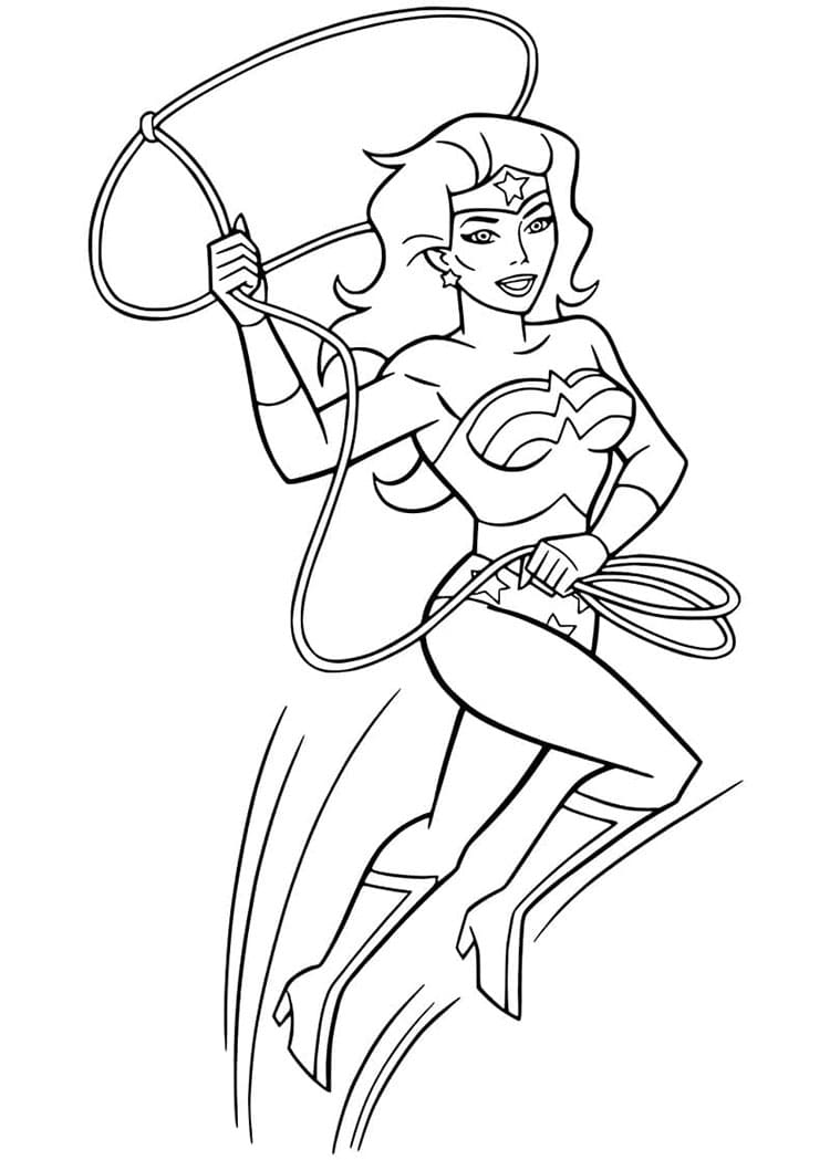 Omalovánky Wonder Woman