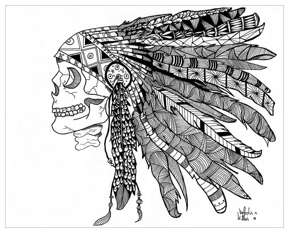 Zentangle (1) omalovánka