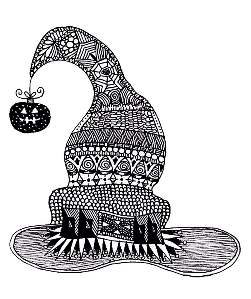 Zentangle (9) omalovánka