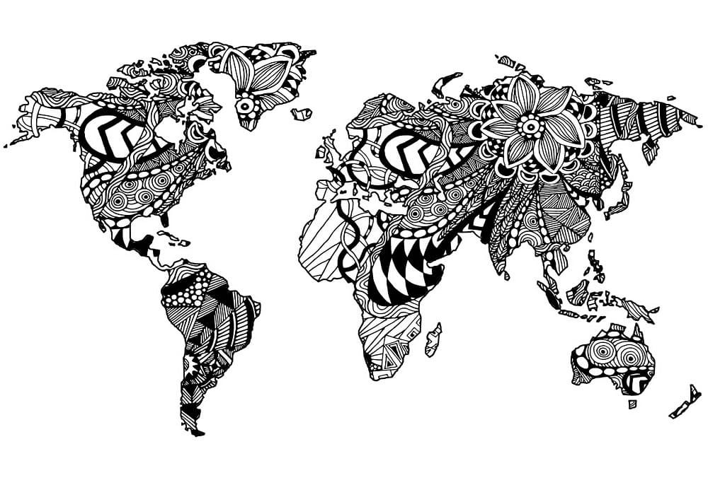 Zentangle Tisknutelný Zdarma omalovánka
