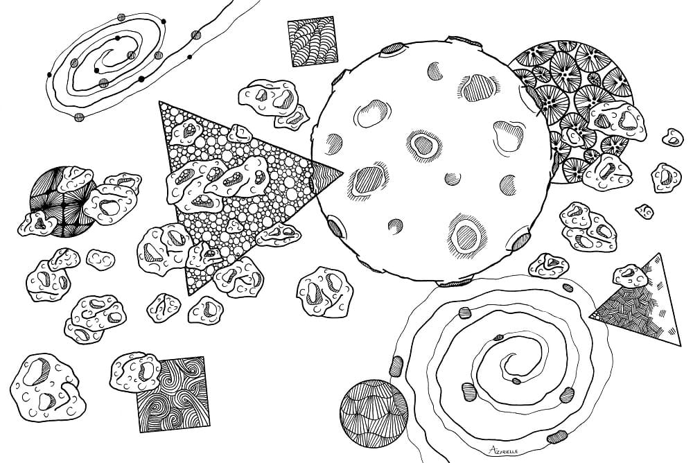 Zentangle Vymalovatelné pro Dospělé omalovánka