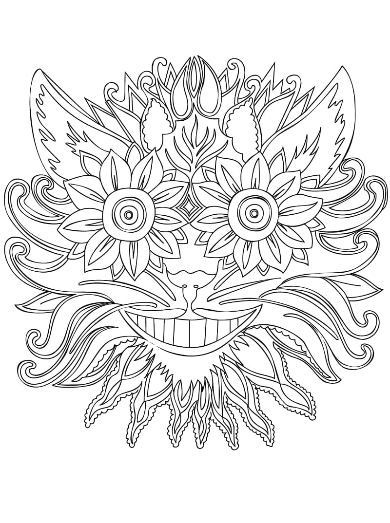 Zentangle Zdarma pro Dospělé omalovánka