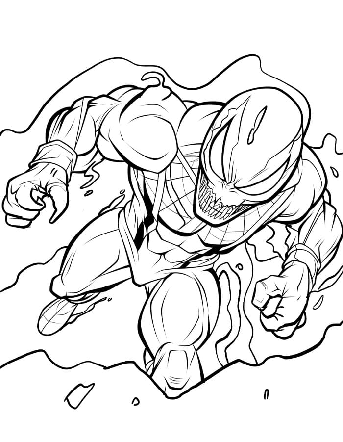 Zlý Venom omalovánka