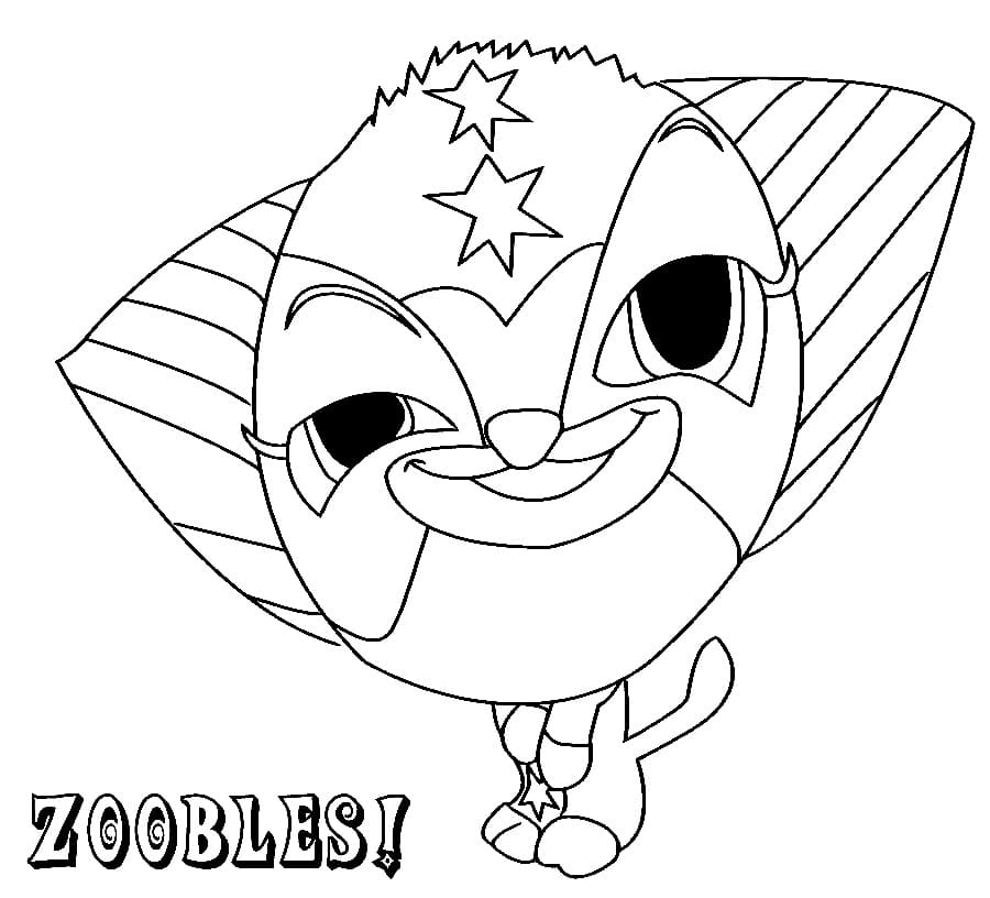 Zoobles Obrázek omalovánka