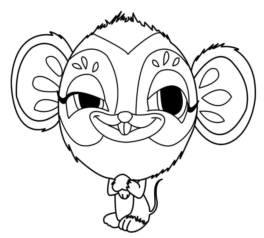 Zoobles Zdarama omalovánka