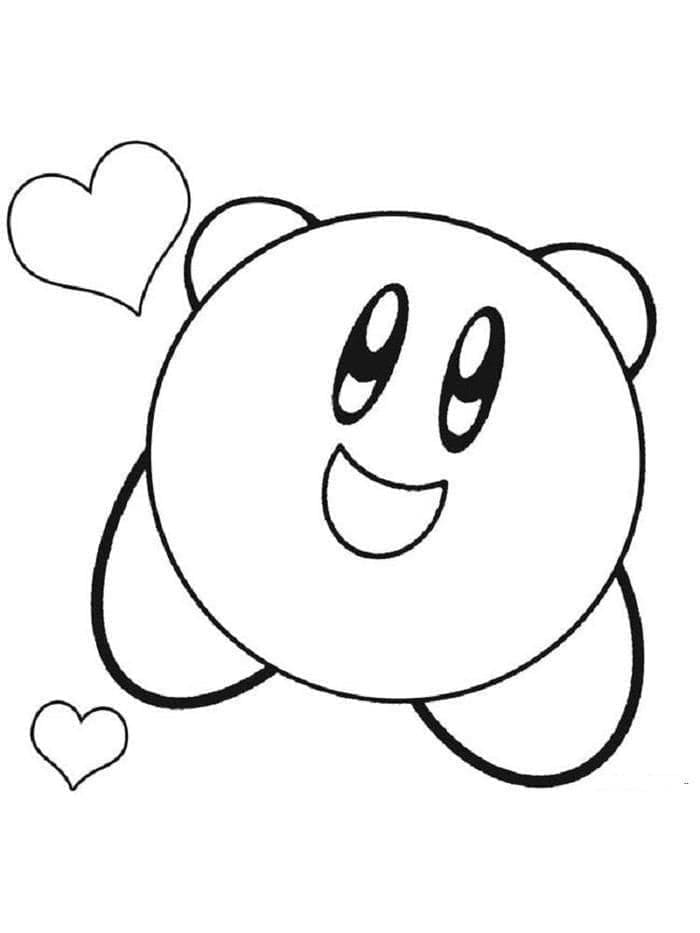 Animovaný Kirby omalovánka