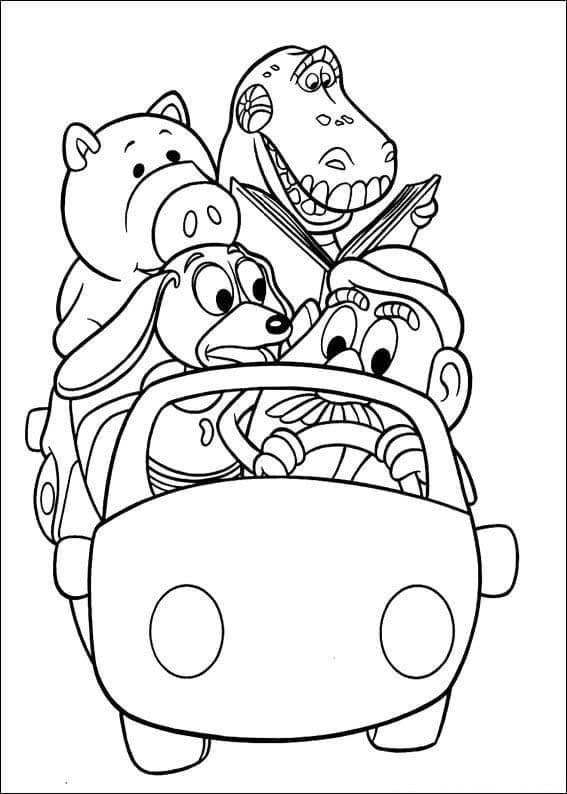 Animovaný Toy Story omalovánka