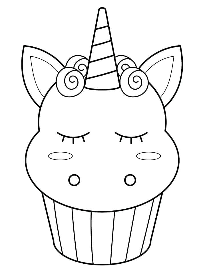 Cupcake pro Děti omalovánka