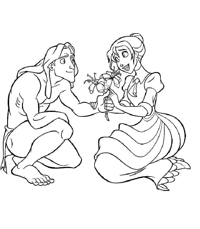 Disney Tarzan omalovánka