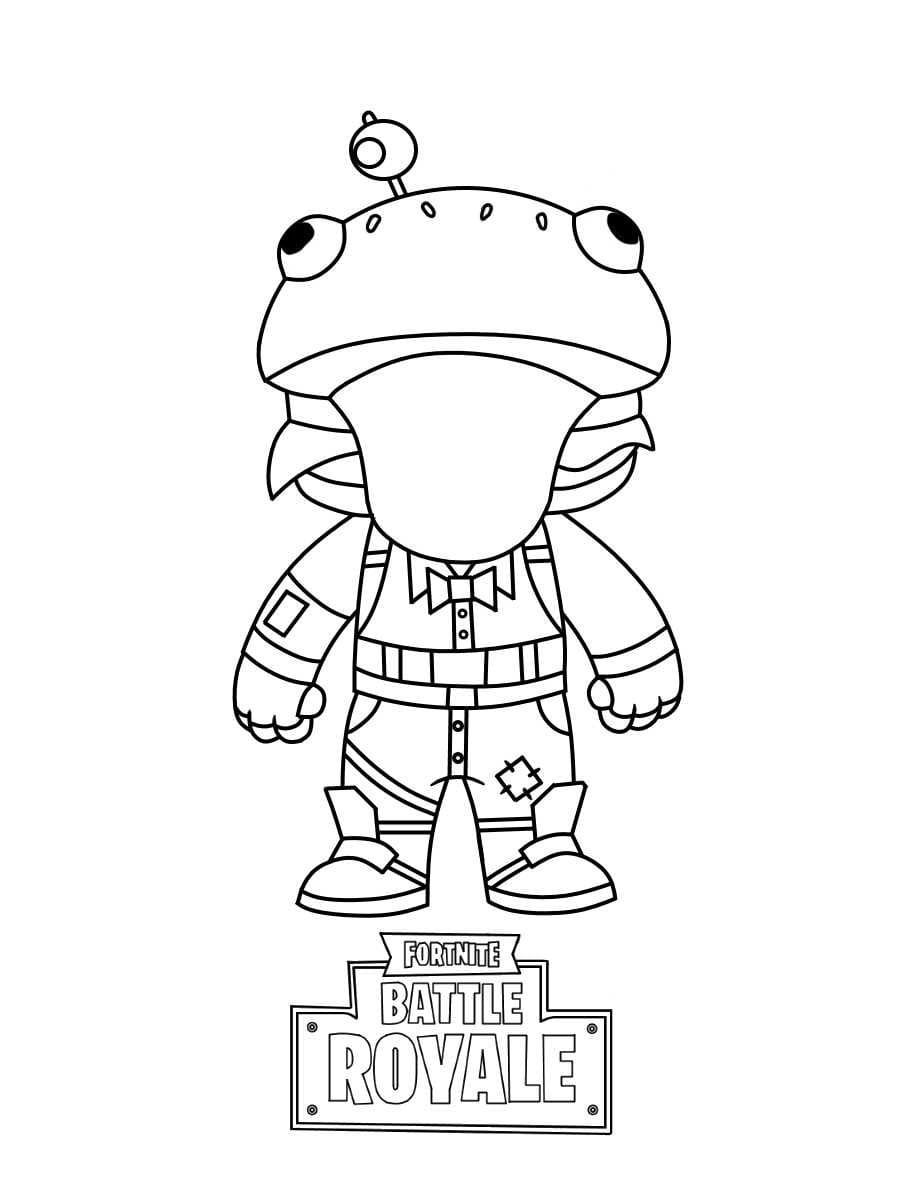 Fortnite (16) omalovánka