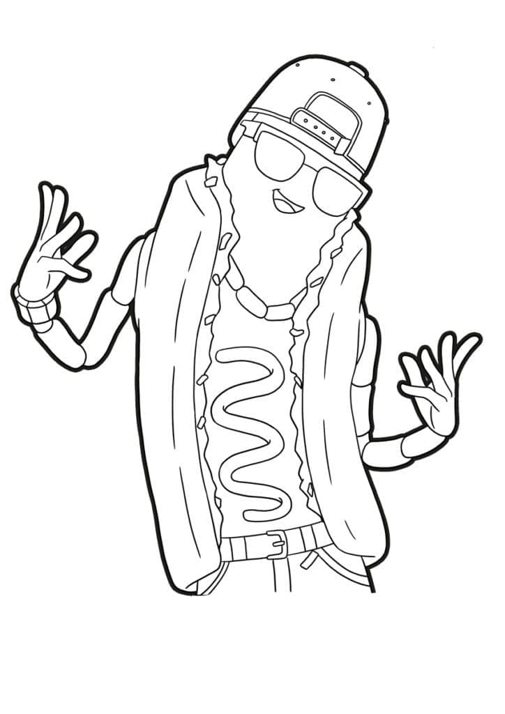 Fortnite (7) omalovánka