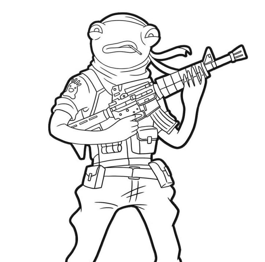 Fortnite (9) omalovánka