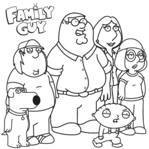 Omalovánky Griffinovi (Family Guy)