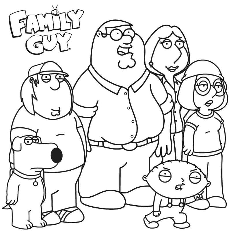 Omalovánky Griffinovi (Family Guy)