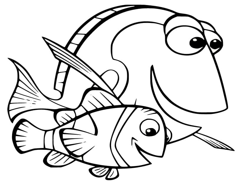 Hledá se Nemo (12) omalovánka