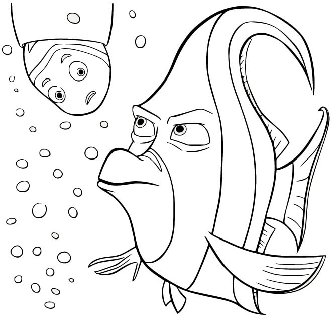 Hledá se Nemo (31) omalovánka