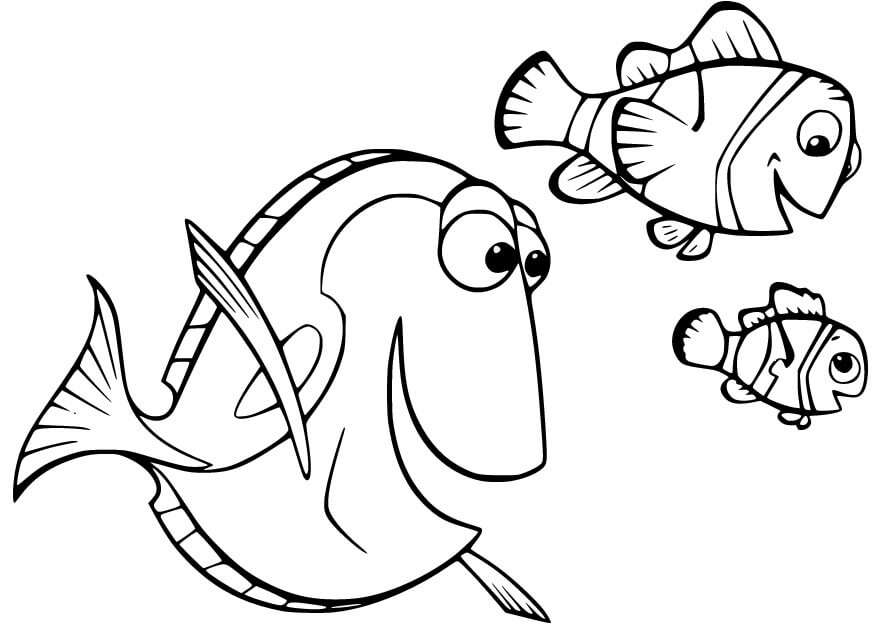 Hledá se Nemo (34) omalovánka