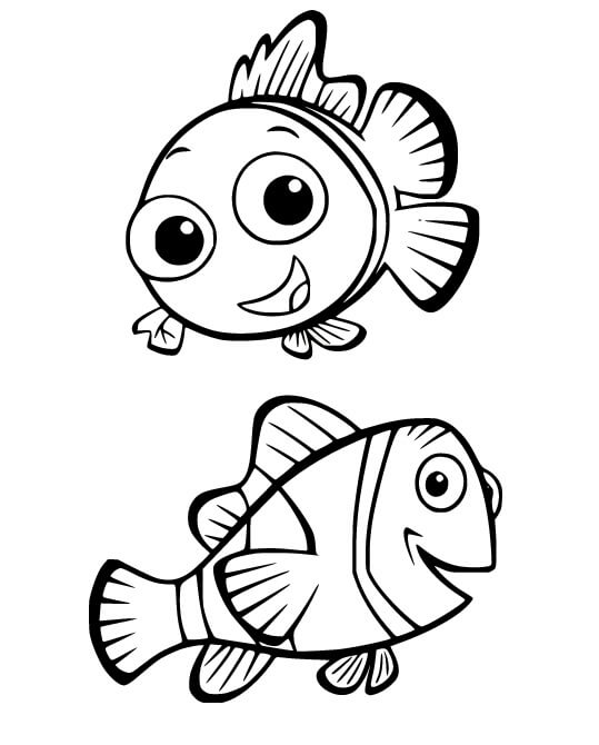 Hledá se Nemo (35) omalovánka