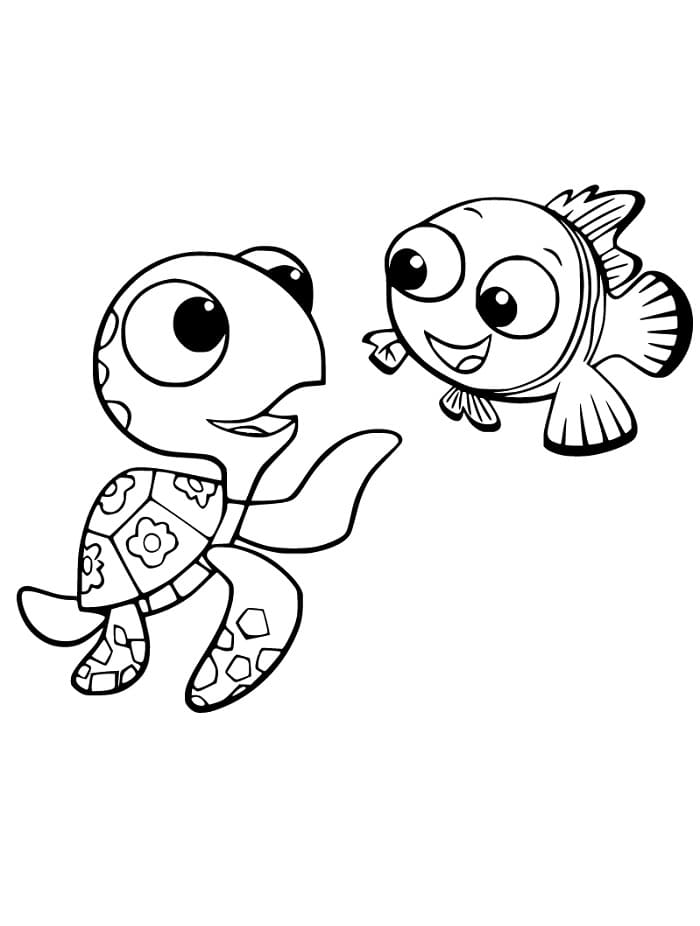 Hledá se Nemo (4) omalovánka