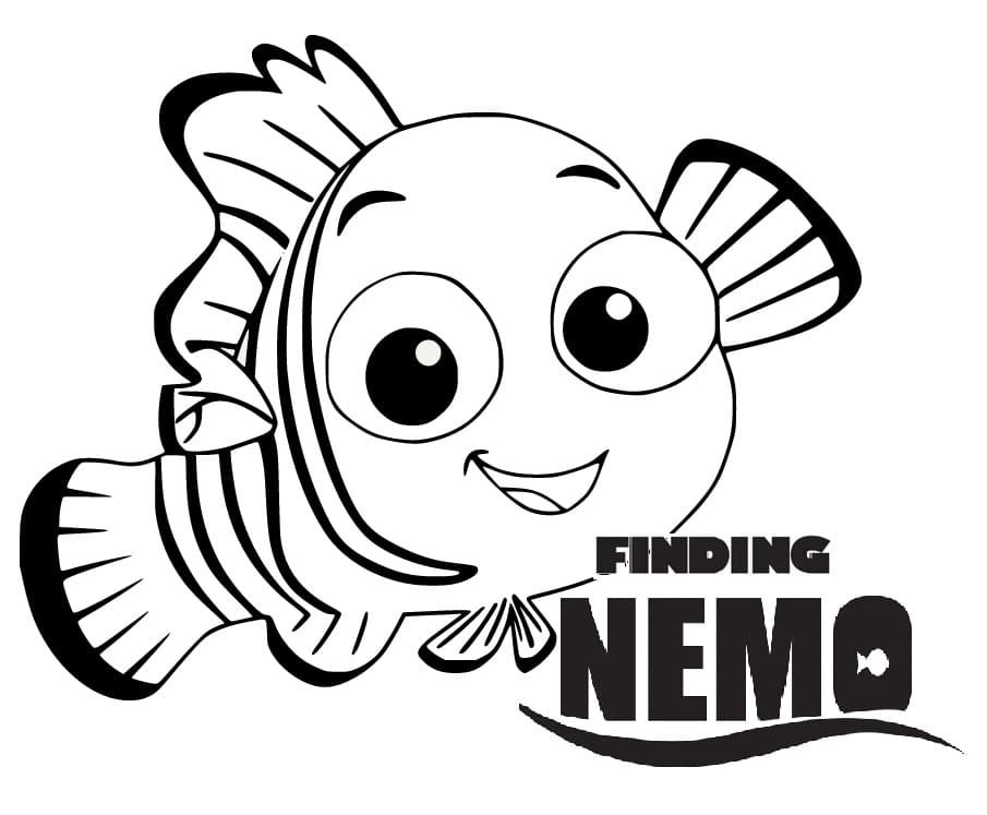 Hledá se Nemo (9) omalovánka