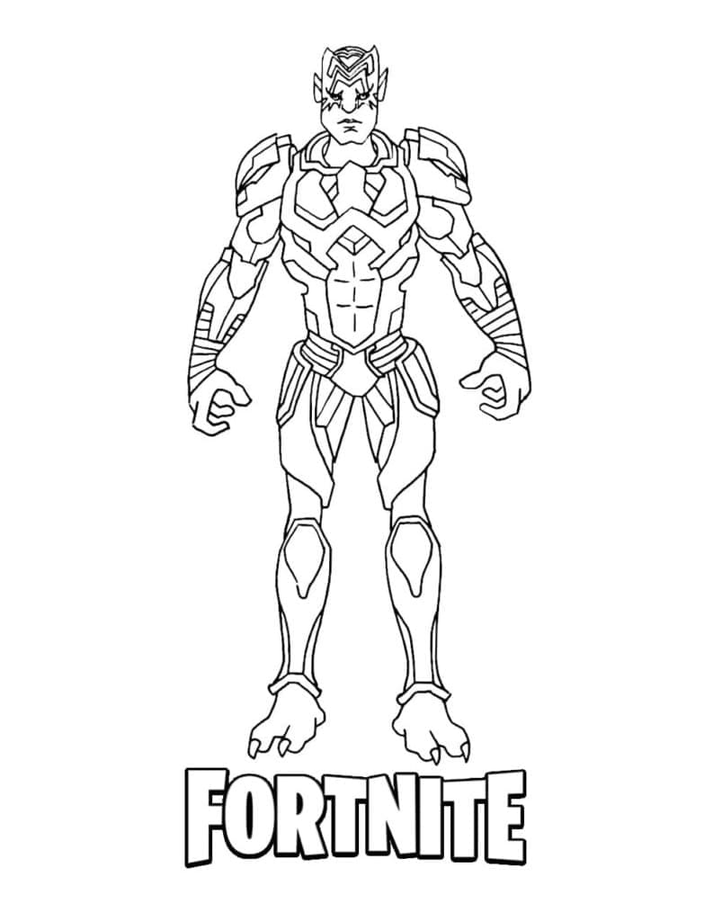 Hra Fortnite omalovánka