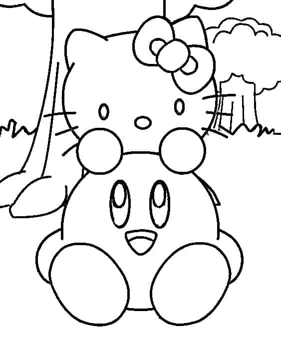 Hra Kirby omalovánka