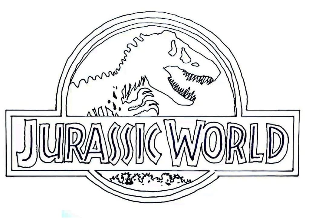 Jurský Svět Dinosaurus omalovánka