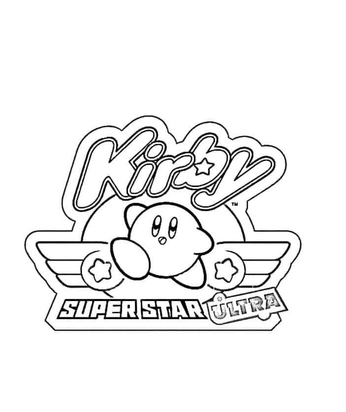 Kirby Obrázek omalovánka