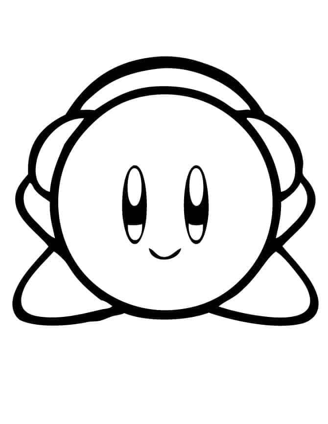 Kirby k Vymalování omalovánka