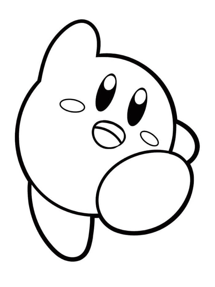 Kirby k Vytisknutí omalovánka