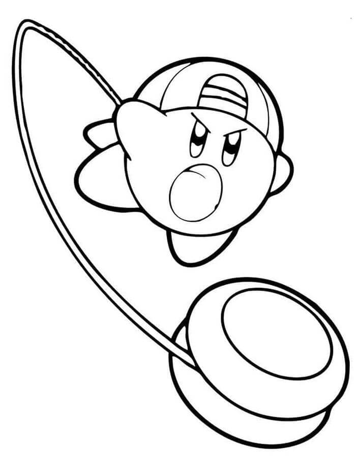 Kirby pro Děti omalovánka