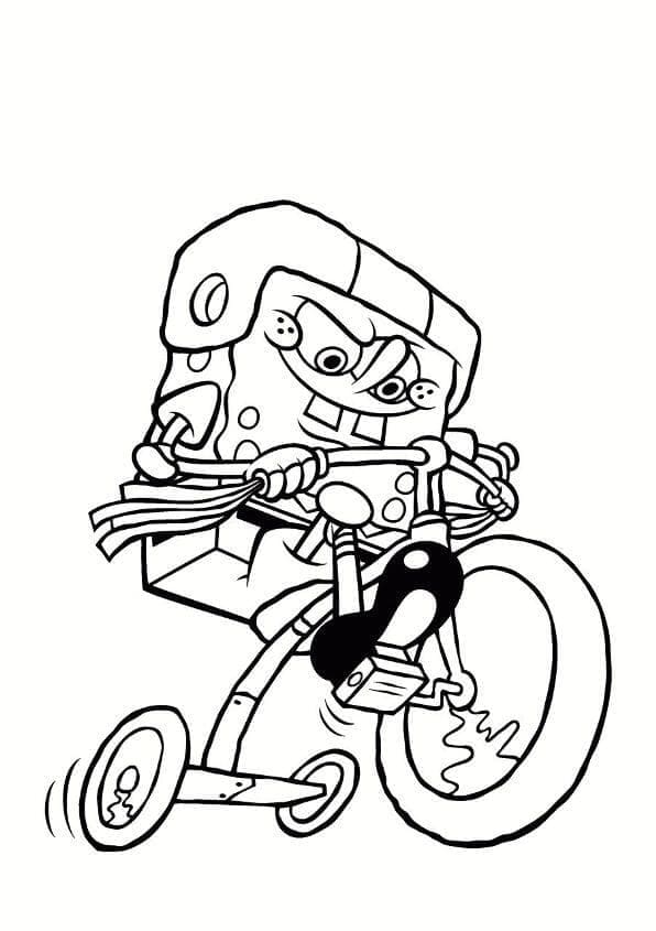 Kreslený Spongebob omalovánka