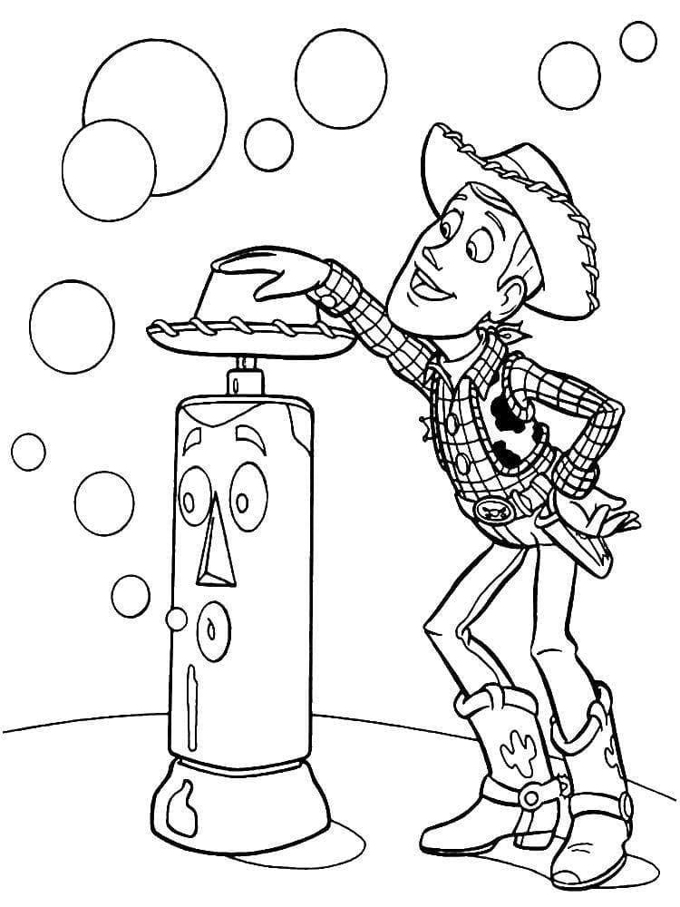 Kreslený Toy Story omalovánka
