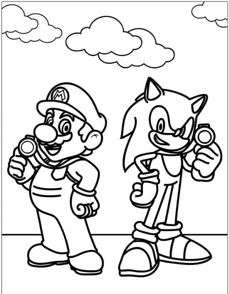 Mario (1) omalovánka