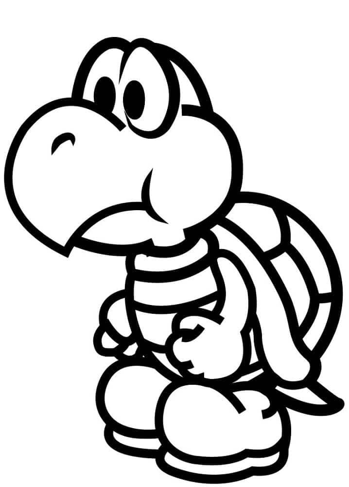Mario Nintendo omalovánka
