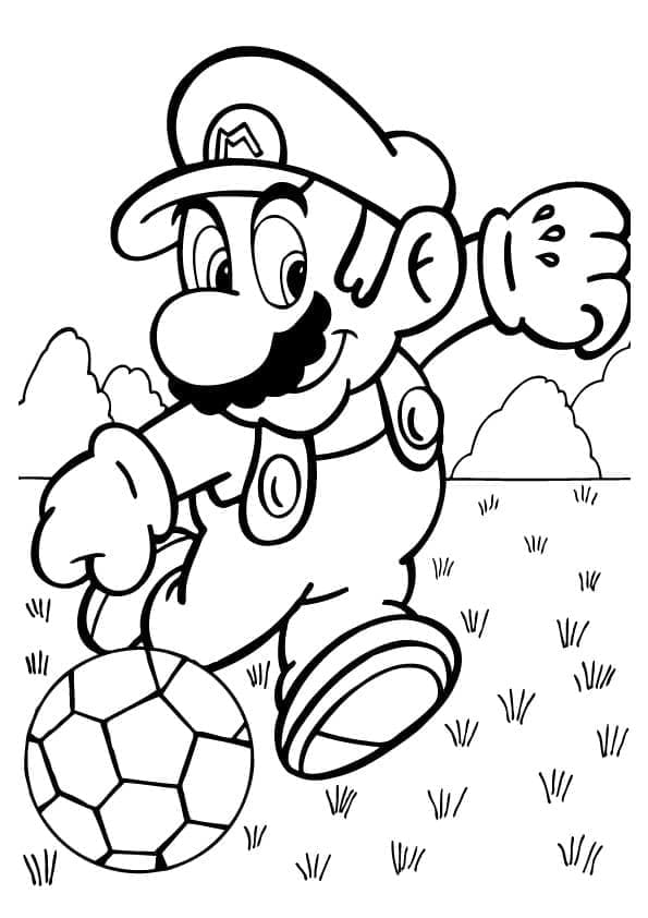 Mario Zdarma pro Děti omalovánka