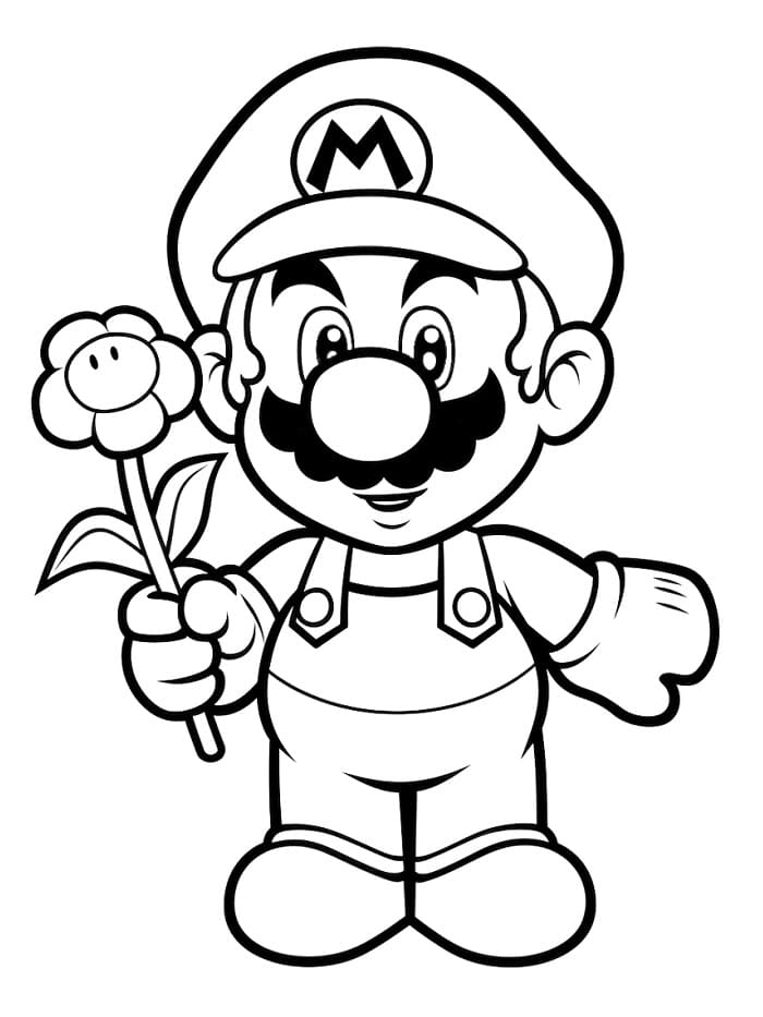 Mario Zdarma omalovánka