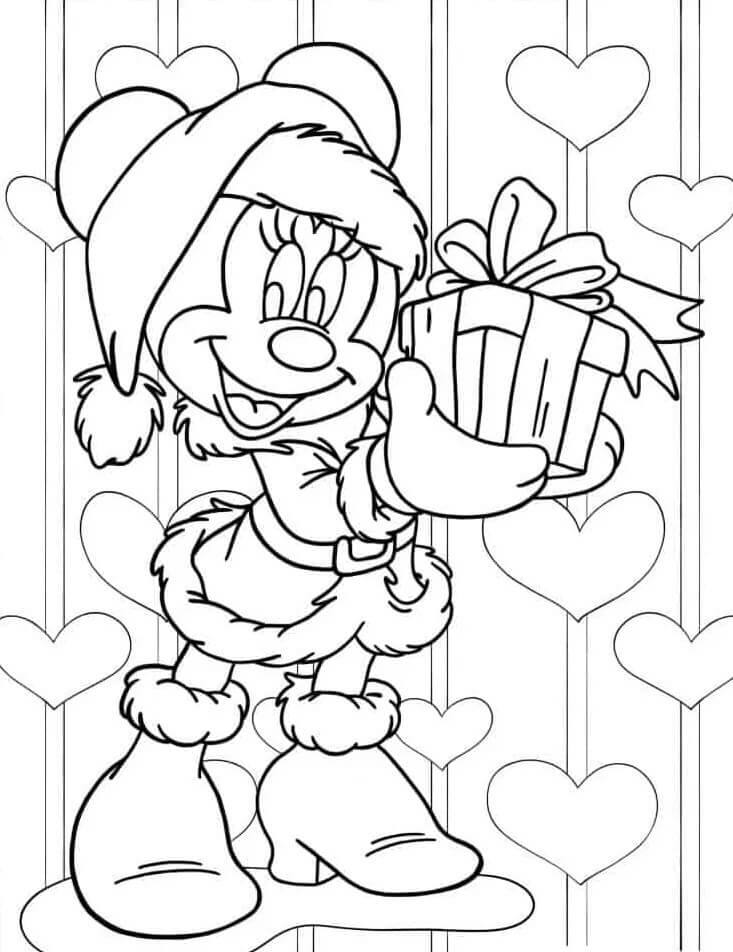 Minnie Mouse Zdarma pro Děti omalovánka