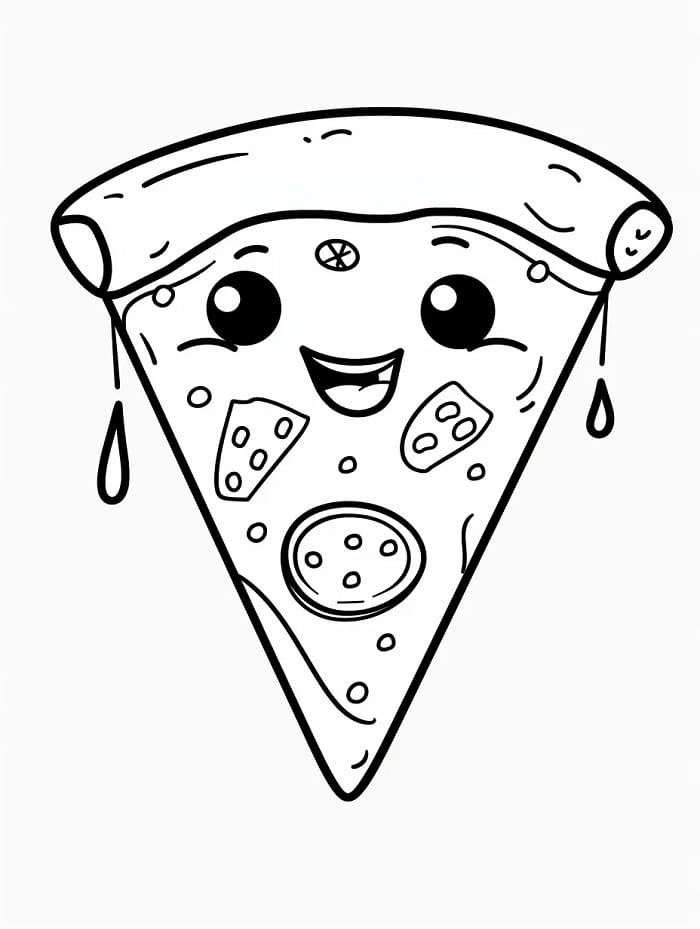 Pizza Zdarma omalovánka