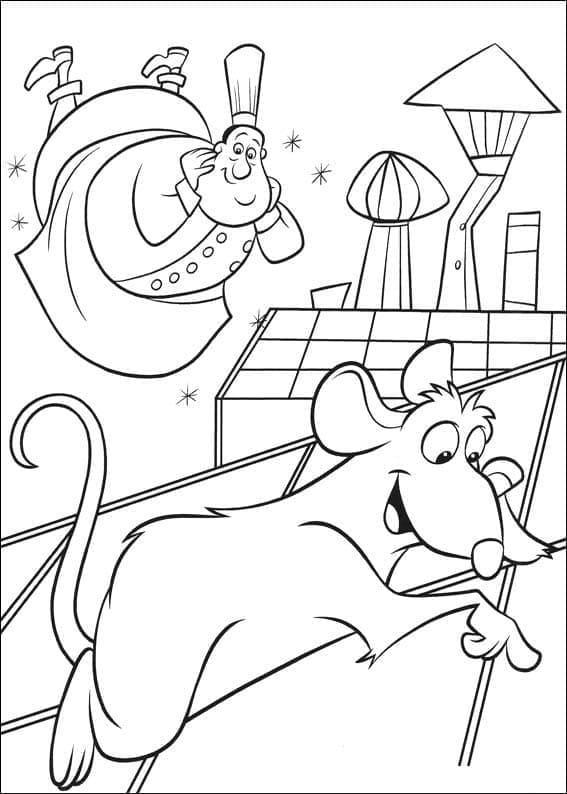 Ratatouille (3) omalovánka