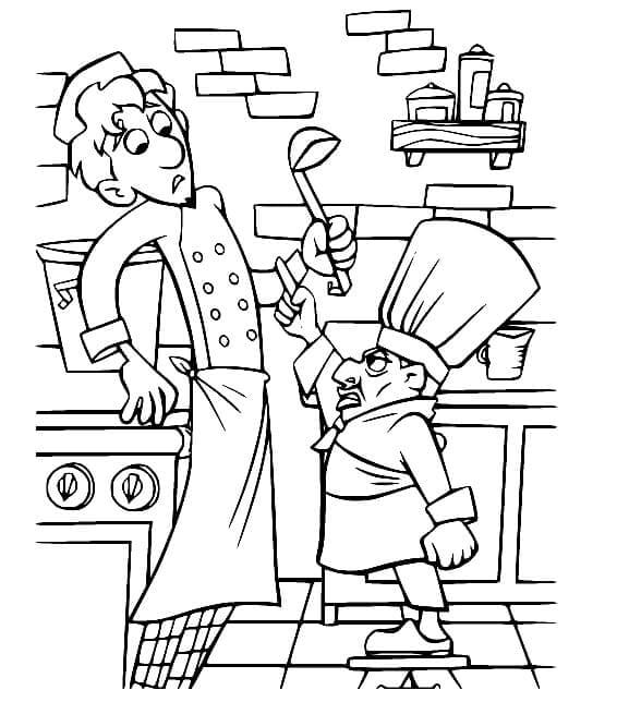 Ratatouille (5) omalovánka