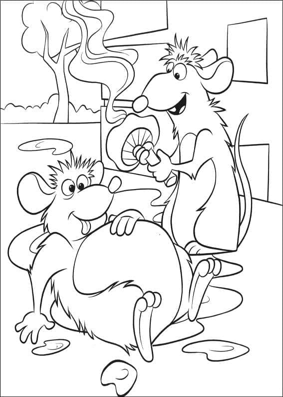 Ratatouille Kreslený omalovánka
